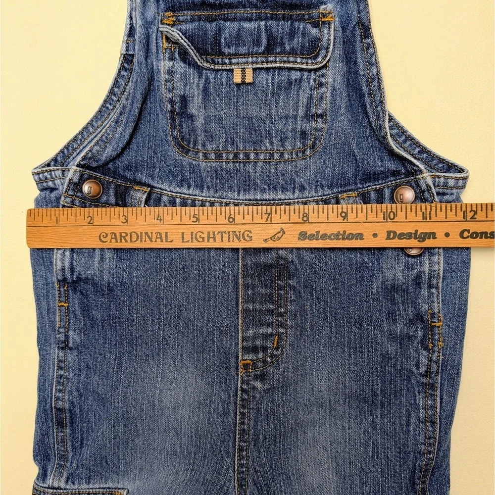Vintage Gymboree Blue Bib Denim Overalls 2003 Y2K Toddler Size 2T